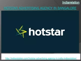 One of the top Hotstar advertising agency in Bangalore