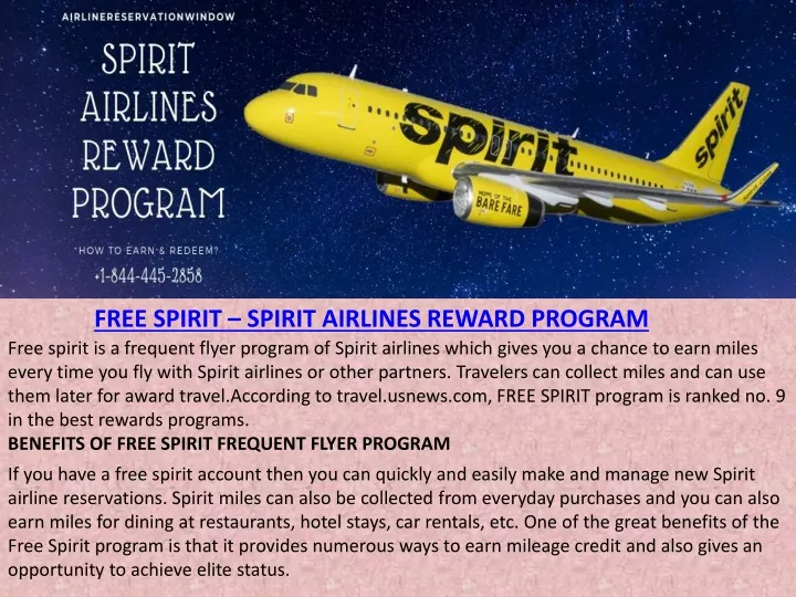 free spirit spirit airlines reward program free