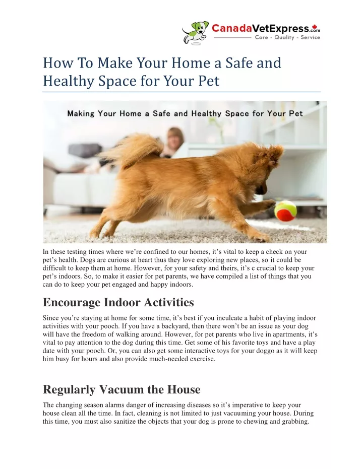 how to make your home a safe and healthy space