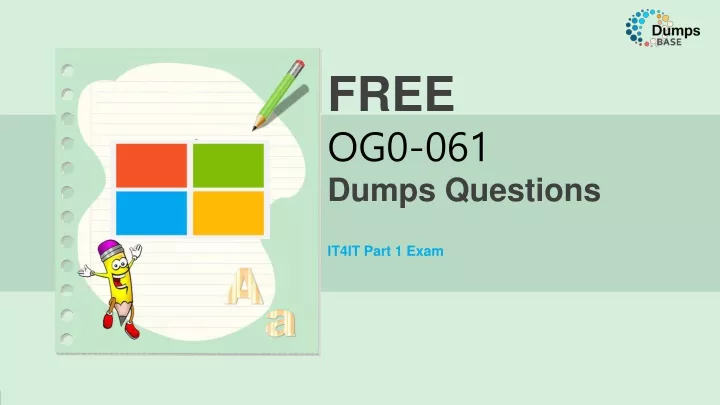 free og0 061 dumps questions