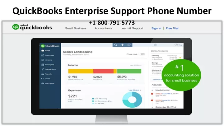 quickbooks enterprise support phone number