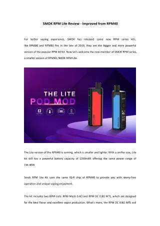 smok rpm lite review improved from rpm40