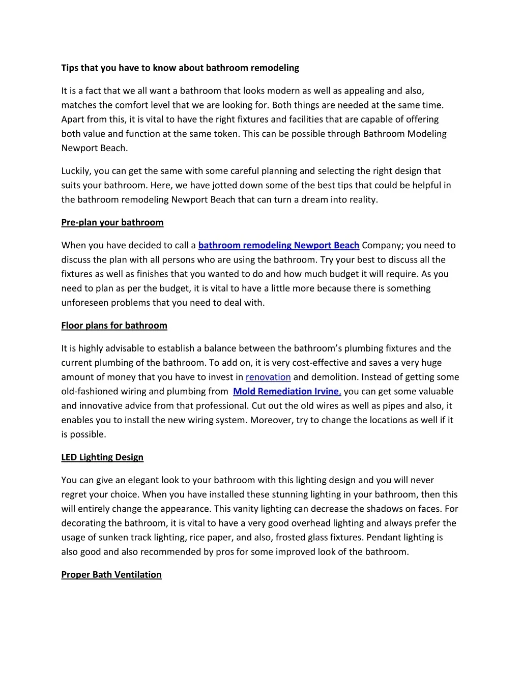 PPT - Tips that you have to know about bathroom remodeling PowerPoint ...