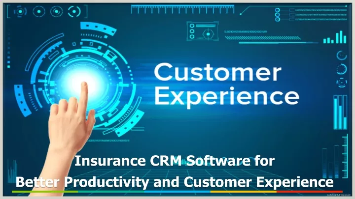 insurance crm software for better productivity