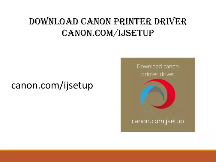 download canon printer driver canon com ijsetup