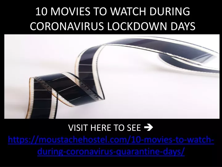 10 movies to watch during coronavirus lockdown days