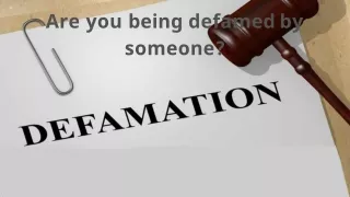 Are you curious to know about defamation law?