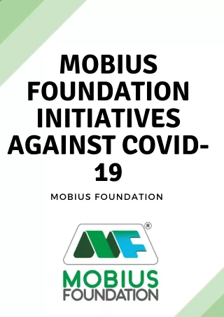 mobius foundation initiatives against covid 19