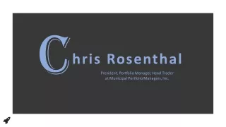 Chris David Rosenthal - Portfolio Manager From Novelty, Ohio