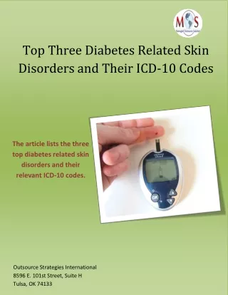 top three diabetes related skin disorders