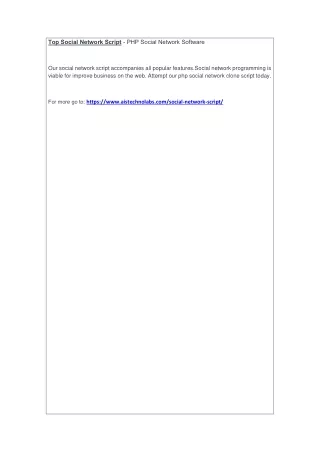 top social network script php social network