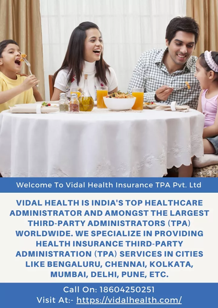 welcome to vidal health insurance tpa pvt ltd