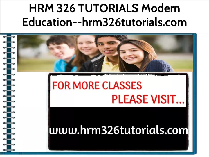 hrm 326 tutorials modern education