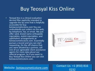 Buy Teosyal Kiss Online