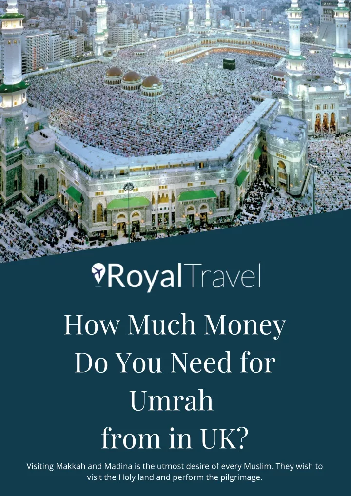 how much money do you need for umrah from in uk