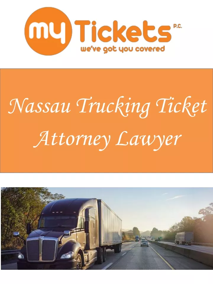 nassau trucking ticket attorney lawyer