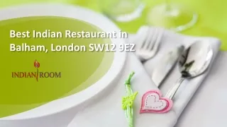 Indian Room | Best Indian Restaurant in Balham, London SW12