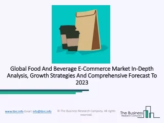 Food And Beverage E-Commerce (Covid 19 Impact) Market Report 2020 – Market Size, Share, Price, Trend And Forecast