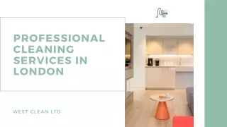 Book Commercial Cleaning Services in London | West Clean Ltd