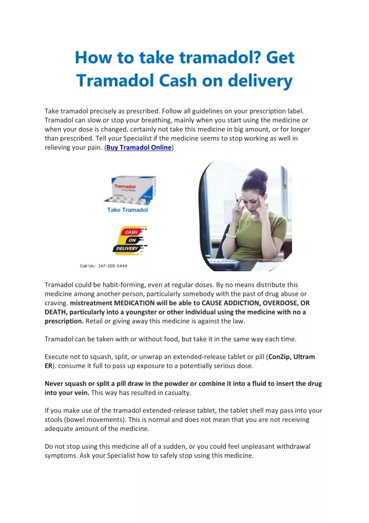 how to take tramadol get tramadol cash on delivery
