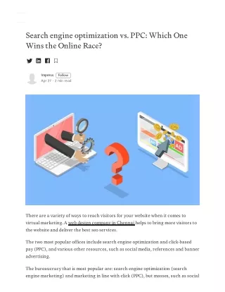 Search engine optimization vs. PPC: Which One Wins the Online Race?