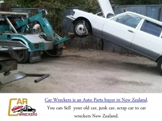 car wreckers is an auto parts buyer