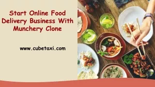 start online food delivery business with munchery