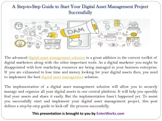 a step to step guide to start your digital asset
