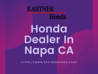 Honda Dealer in Napa CA