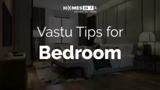 Vastu Tips for Bedroom
