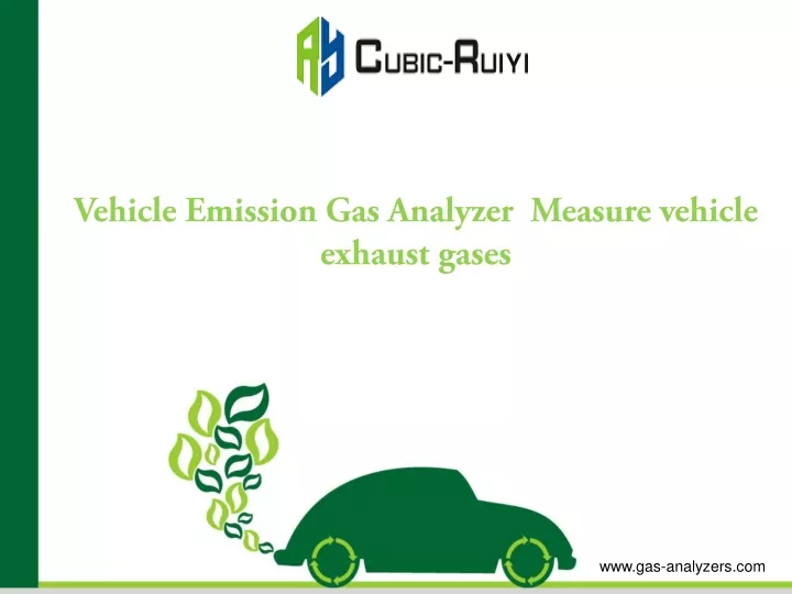 vehicle emission gas analyzer measure vehicle exhaust gases