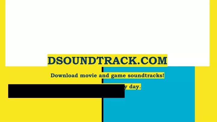 dsoundtrack com download movie and game soundtracks updates ost every day