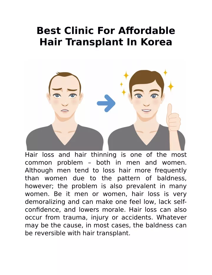 best clinic for affordable hair transplant