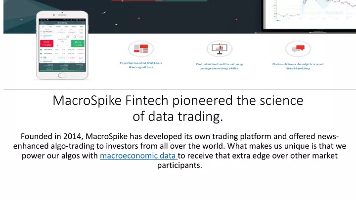 macrospike fintech pioneered the science of data trading