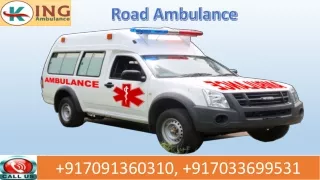 Hire Road Ambulance Service in Hatia and Jamshedpur by King Ambulance