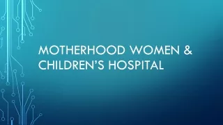 best maternity hospital