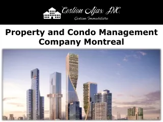 property and condo management company montreal