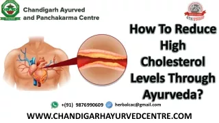 how to reduce high cholesterol l evels through