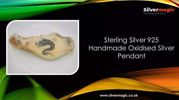 sterling silver 925 handmade oxidised silver