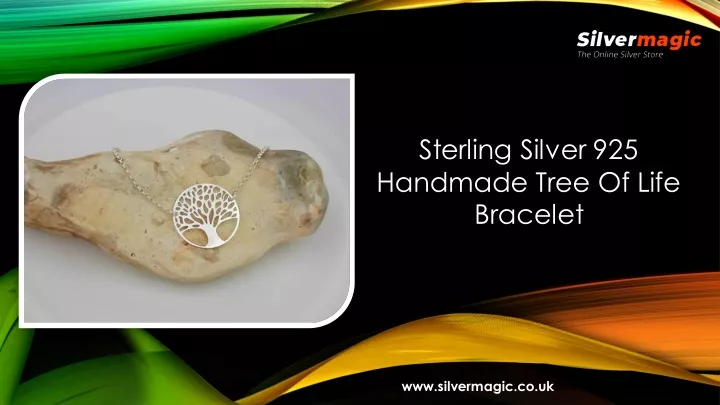 sterling silver 925 handmade tree of life bracelet