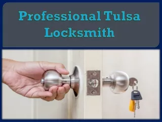professional tulsa locksmith