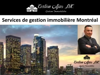 services de gestion immobili re montr al