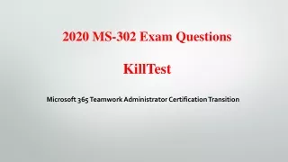 2020 ms 302 exam questions killtest