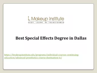 Best Special Effects Degree in Dallas