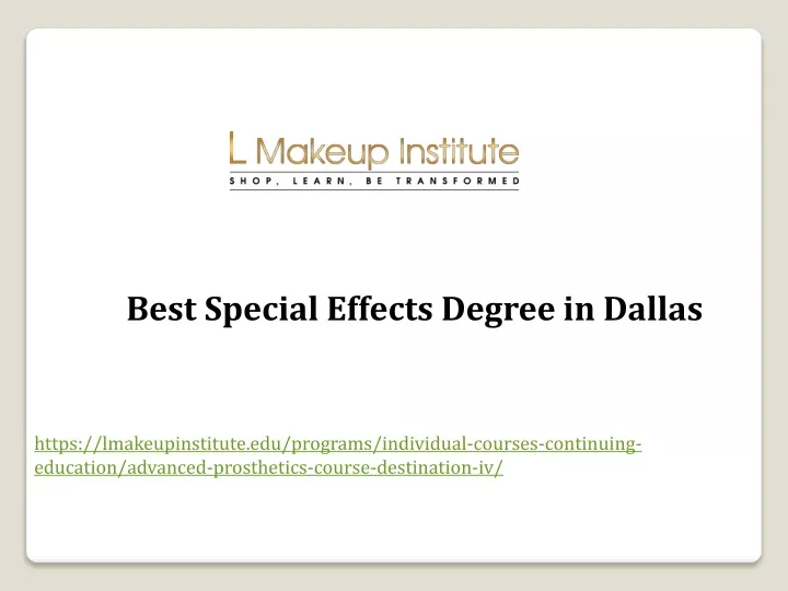 best special effects degree in dallas