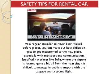 5 Rental Car Safety Tips - Val & Kar