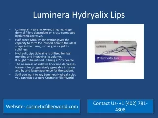 Luminera Hydryalix Lips