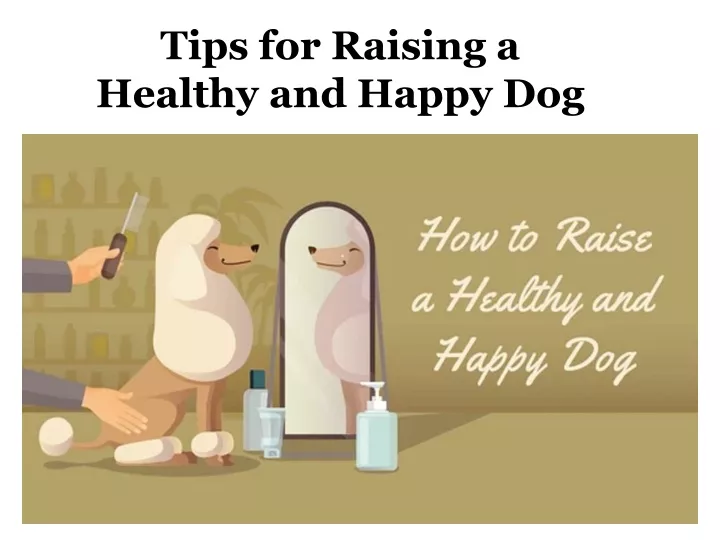 tips for raising a healthy and happy dog