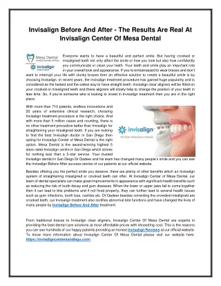 invisalign before and after the results are real