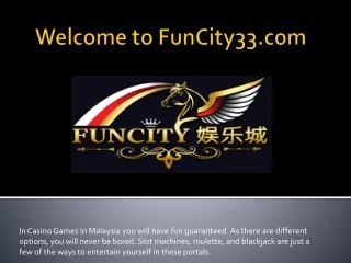 Online gambling Malaysia website